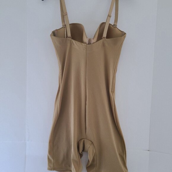 MARILYN MONROE FULL BODY CONTROL BRIEFER SHAPING BODYSUIT | NUDE | SIZE 2X | NWT - Picture 10 of 14
